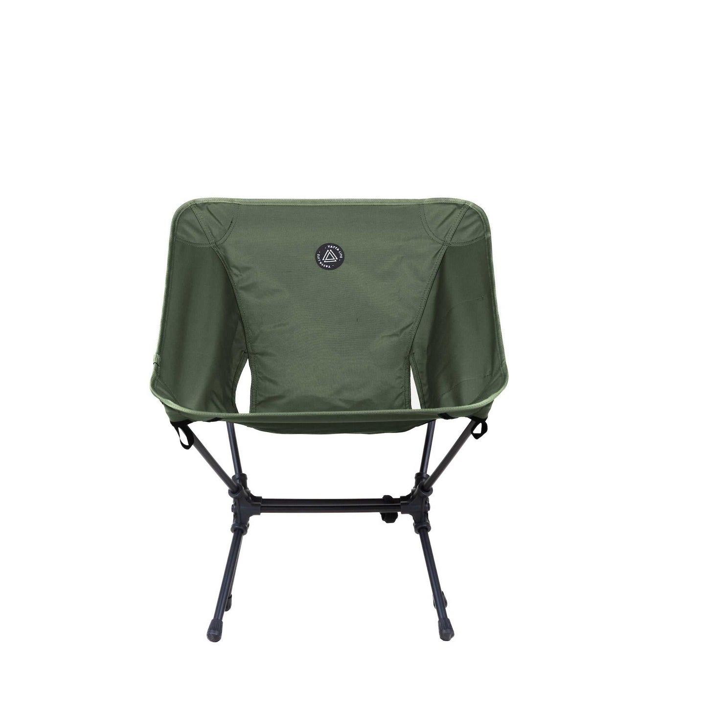 Low Back Ultralight Folding Camping Chairs With Storage Pouch - Army Green-1